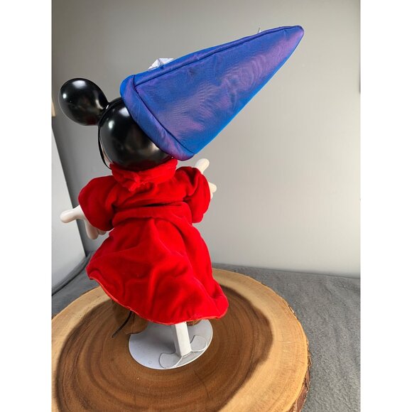 Mickey Mouse Sorcerers Apprentice Doll by Franklin Mint with Velvet Robe & Hat - Picture 5 of 11